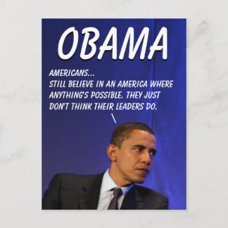 President Barack Obama Postcard