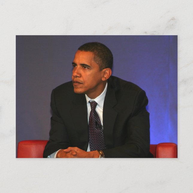 President Barack Obama Postcard (Front)
