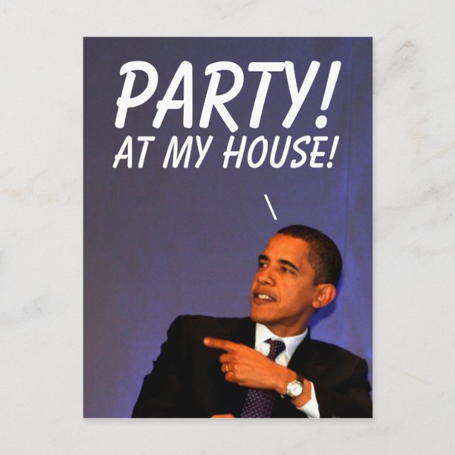 President Barack Obama Postcard (Front)