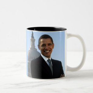 President Barack Obama Two-Tone Coffee Mug