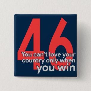 President Biden on January 6 2 Inch Square Button