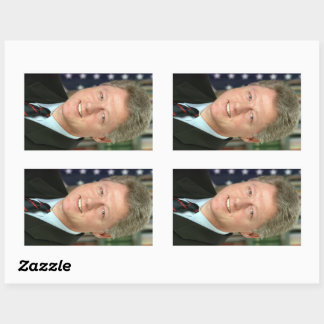 President Bill Clinton White House Photo Sticker