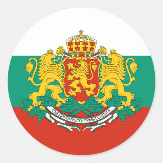 President Bulgaria, Bulgaria Classic Round Sticker