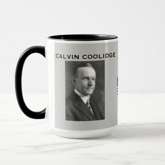 Président Calvin Coolidge Mug (Gauche)