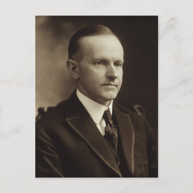 President Calvin Coolidge Postcard (Front)