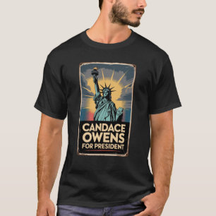 President Candace Owens 2028 Sovereignty Freedom T-Shirt