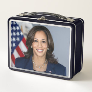 President Candidate Kamala Harris US 2024 Metal Lunch Box