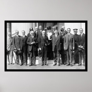 President Coolidge and Herbert Hoover 1923 Poster