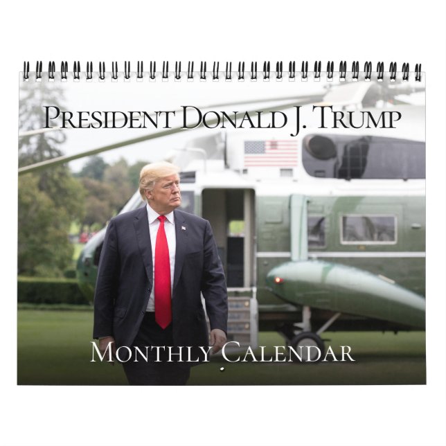 President Donald J Trump 2025 Photo Calendar (Cover)