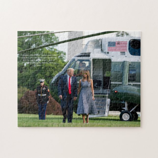 President Donald J. Trump and Melania Trump Jigsaw Puzzle (Horizontal)