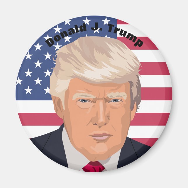 President Donald J. Trump Commemorative Magnet (Front)