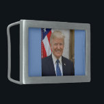 President Donald Trump Belt Buckle<br><div class="desc">Check out Classieladiee's design! Personalize your own merchandise on any of my Products simply by clicking on the Customize button to insert your own name or text to make a unique product. Try adding text using various fonts & view a preview of your design! Zazzle's easy to customize products have...</div>