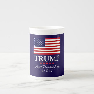 PRESIDENT DONALD TRUMP BEST PRESIDENT EVER BONE CHINA MUG