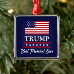 PRESIDENT DONALD TRUMP CHRISTMAS ORNAMENT