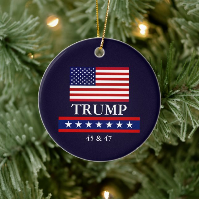 PRESIDENT DONALD TRUMP CHRISTMAS ORNAMENT (Tree)