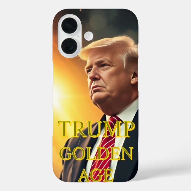 PRESIDENT DONALD TRUMP GOLDEN AGE Case-Mate iPhone CASE (Back)