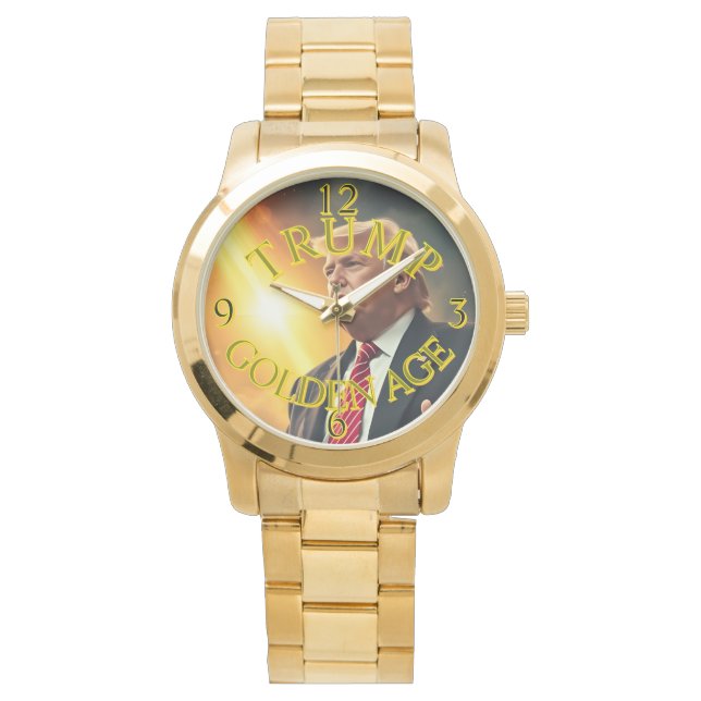 PRESIDENT DONALD TRUMP GOLDEN AGE WATCH (Front)