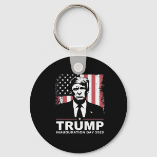 President Donald Trump Inauguration 2025 47th Pres Keychain