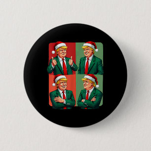 President Donald Trump Inauguration 2025 Retro Chr 2 Inch Round Button