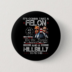 President Donald Trump Inauguration 2025 Tees Trum 2 Inch Round Button
