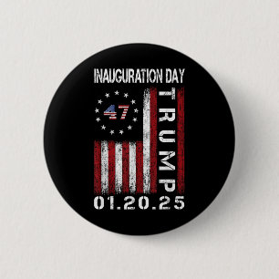 President Donald Trump Inauguration Day 2025 2 Inch Round Button