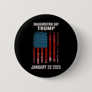 President Donald Trump Inauguration Day 2025 2 Inch Round Button