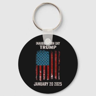 President Donald Trump Inauguration Day 2025 2  Keychain