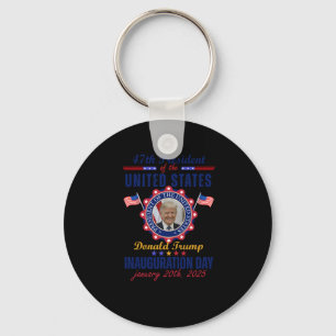 President Donald Trump Inauguration Day 2025 In Un Keychain