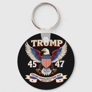 President Donald Trump Inauguration Day 2025  Keychain