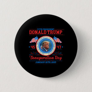 President Donald Trump Inauguration Day 2025 Memor 2 Inch Round Button