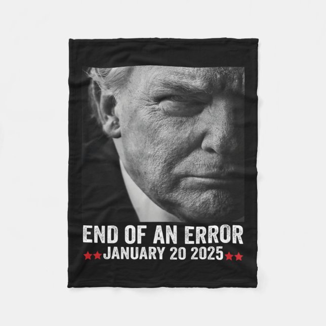 President Donald Trump Inauguration Day 2025 Memor Fleece Blanket (Front)