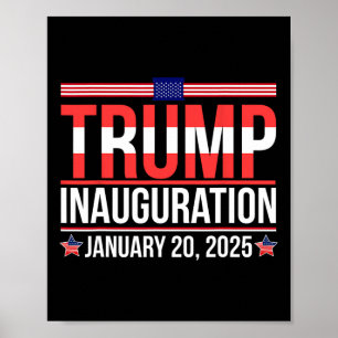President Donald Trump Inauguration Day 2025 Memor Poster
