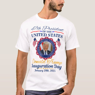 President Donald Trump Inauguration Day 2025 Memor T-Shirt