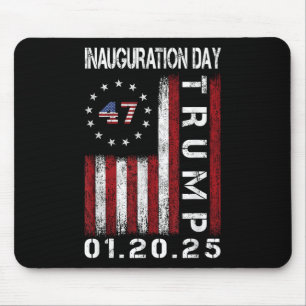 President Donald Trump Inauguration Day 2025 Mouse Pad