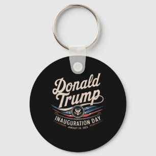 President Donald Trump Inauguration Day 2025 Suppo Keychain