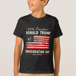 President Donald Trump Inauguration Day 2025 Vinta T-Shirt