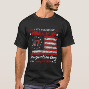 President Donald Trump Inauguration Day 2025 Vinta T-Shirt