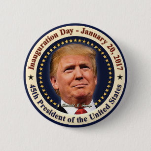 President Donald Trump Inauguration Day Souvenir 2 Inch Round Button