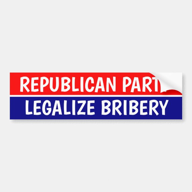 PRESIDENT DONALD TRUMP JUST-ICE Bumper Sticker (Front)
