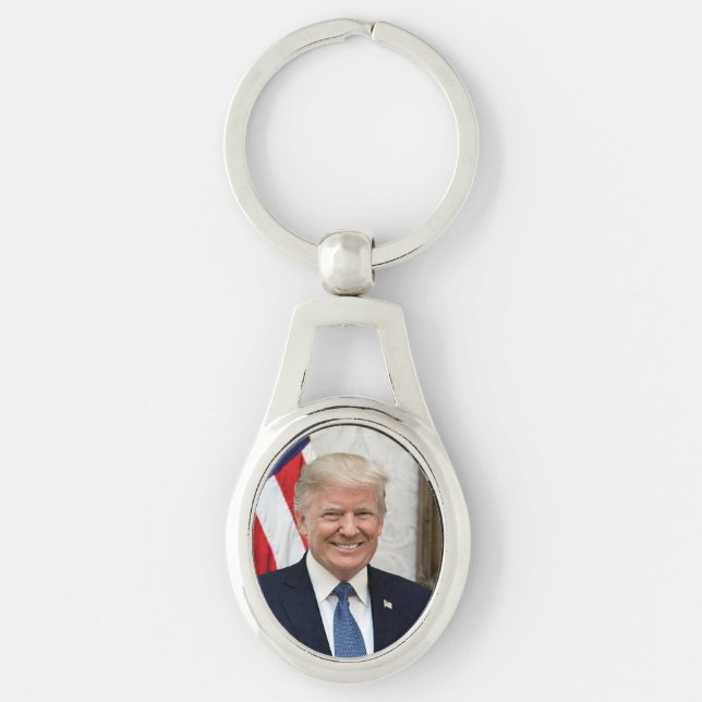 President Donald Trump Keychain (Front)