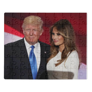 PRESIDENT DONALD TRUMP & MELANIA  JIGSAW PUZZLE