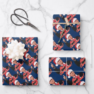 President Donald Trump Merry Christmas Wrapping Paper Sheet