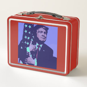 President Donald Trump  Metal Lunch Box