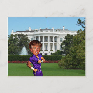 president donald trump postcard