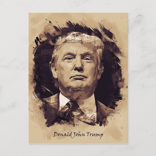 President Donald Trump Postcard (Front)