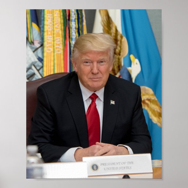 President Donald Trump Poster (Front)