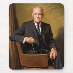 President Dwight D. Eisenhower Republic Portrait   Mouse Pad