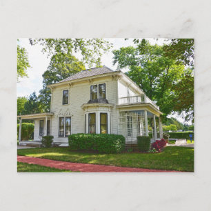 President Eisenhower Boyhood Home Abilene, Kansas Postcard