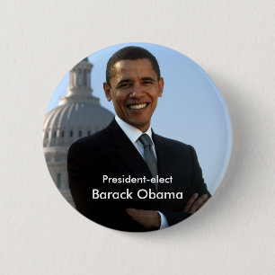 President Elect - Barack Obama Buton 2 Inch Round Button
