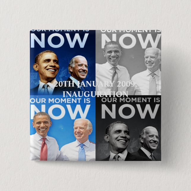 PRESIDENT ELECT INAUGURATION 2 INCH SQUARE BUTTON (Front)
